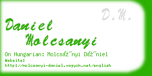 daniel molcsanyi business card